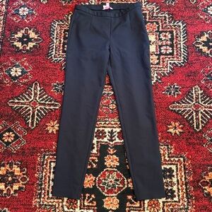 Lilly Pulitzer slim pants, sz 6 black, dark blue